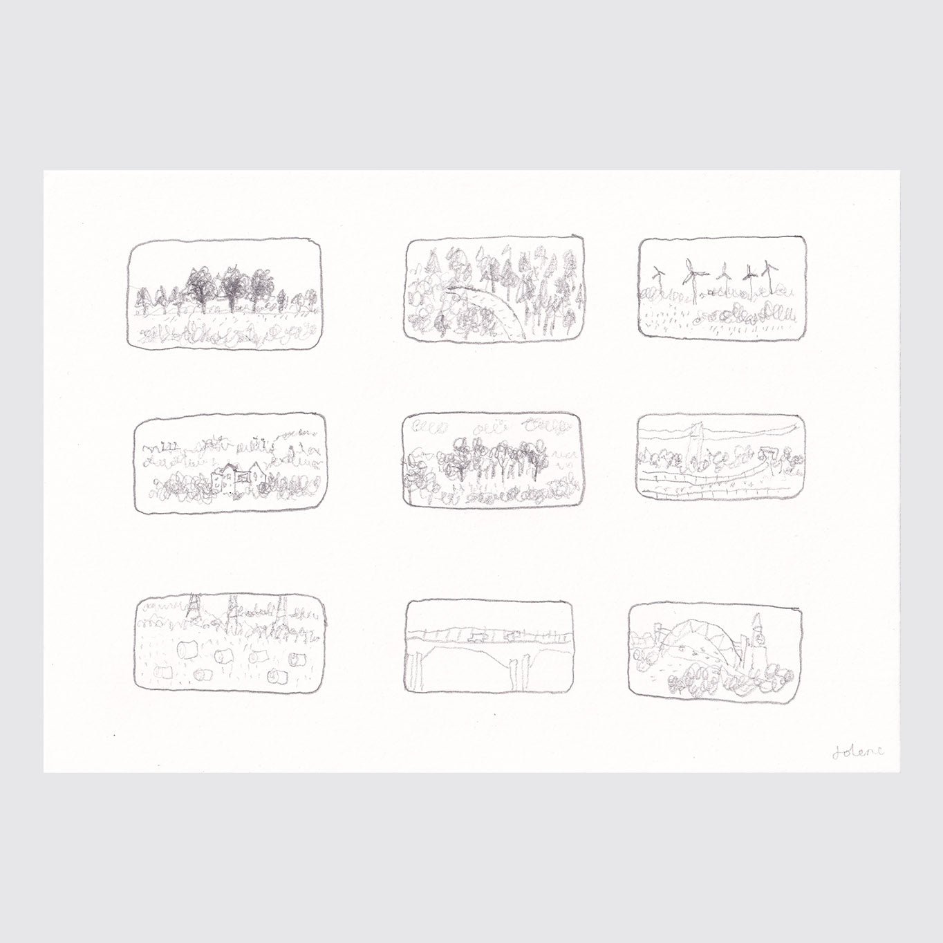 Berwick-Upon-Tweed to Newcastle (15 x 21 cm)