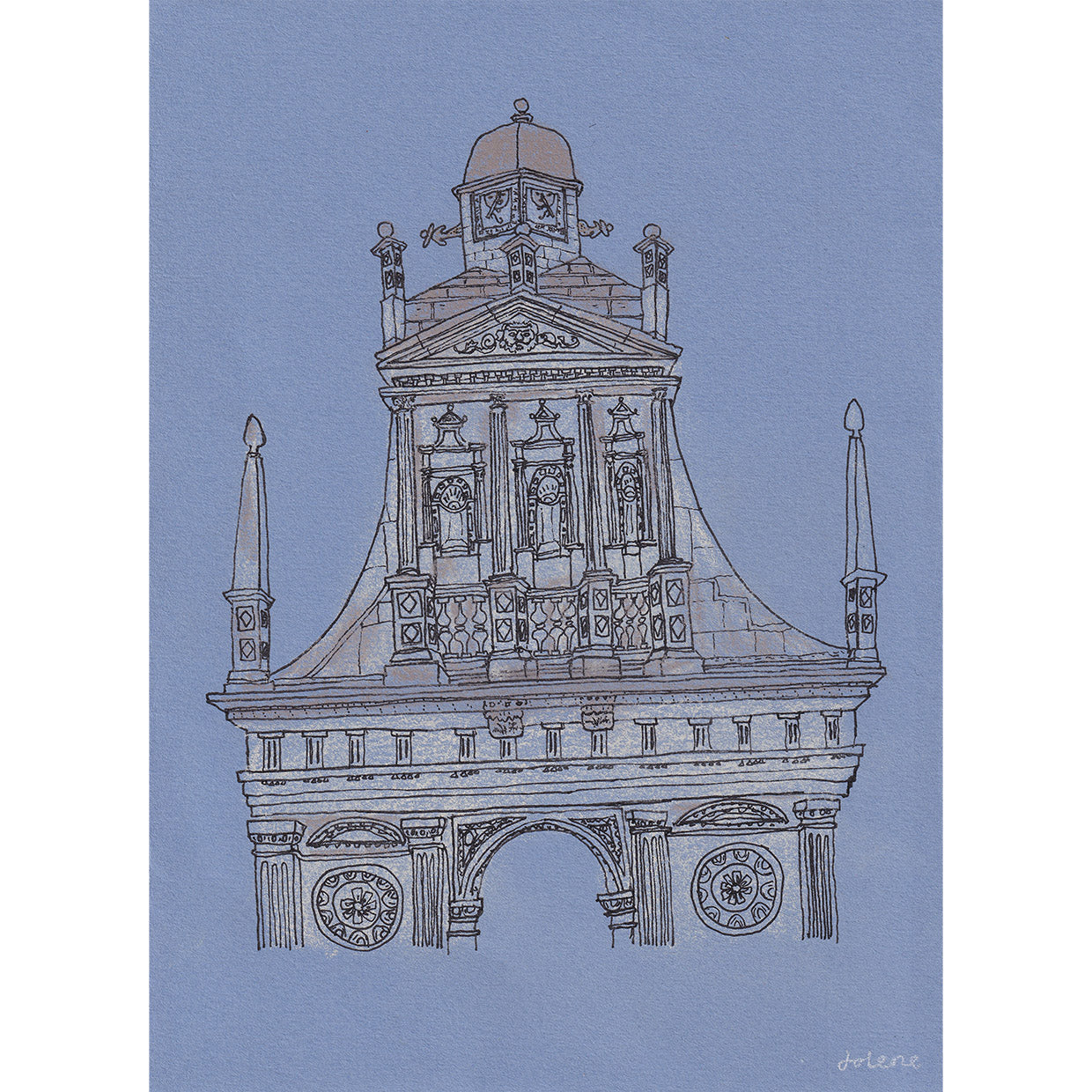 Cambridge Sundial (21 x 15 cm)