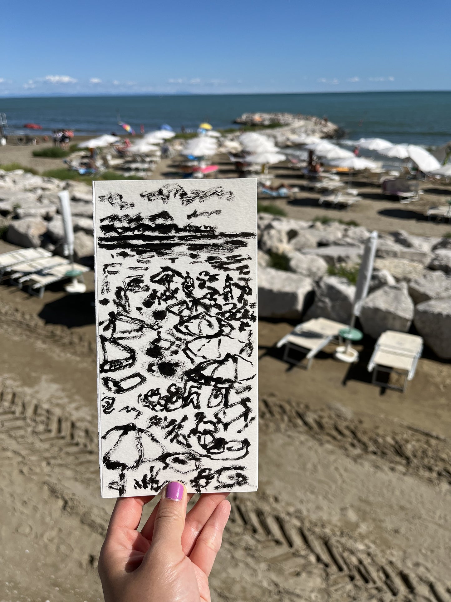 Caorle Beach 1 (21 x 11 cm)