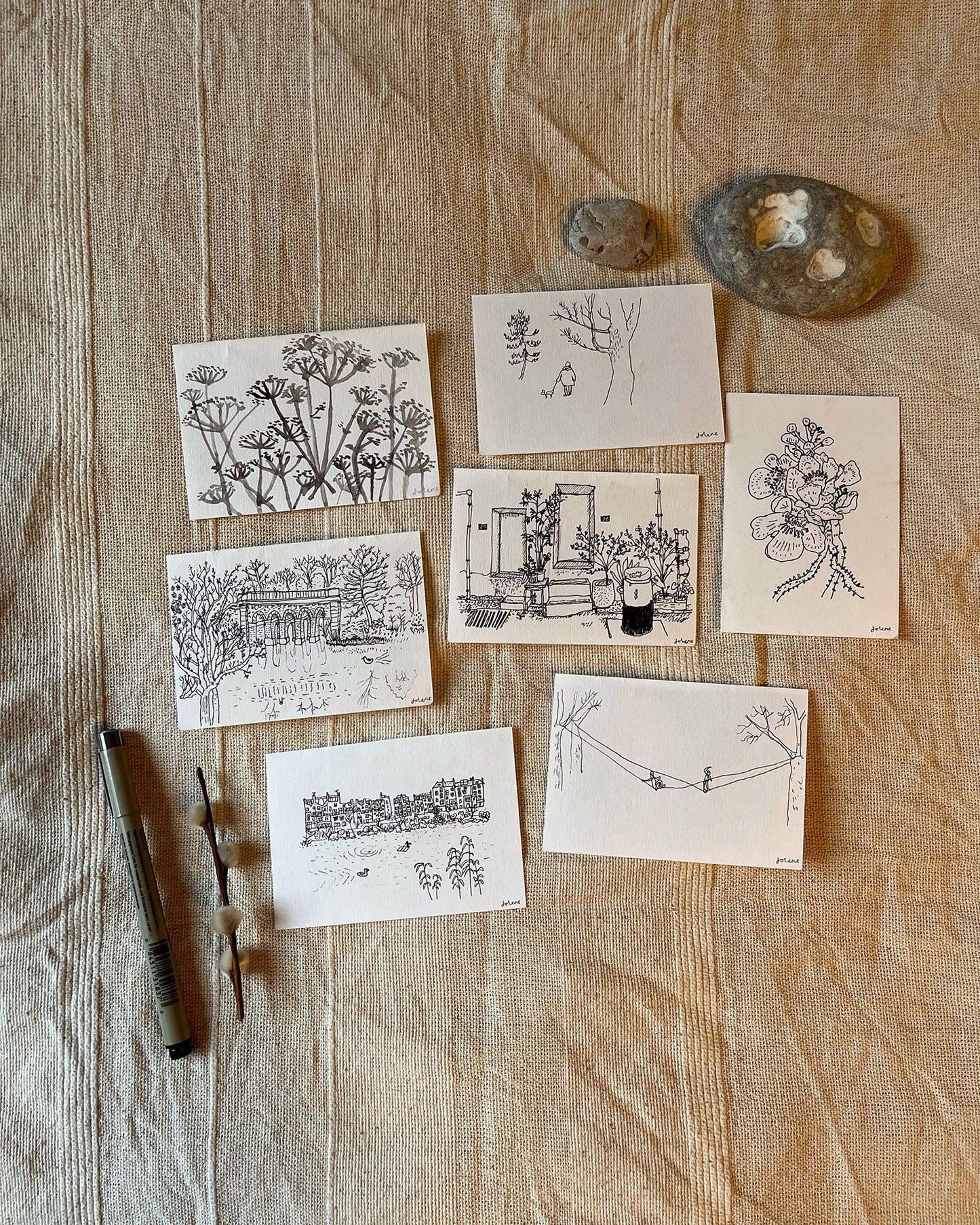 Cannonball Tree (11 x 7 cm)