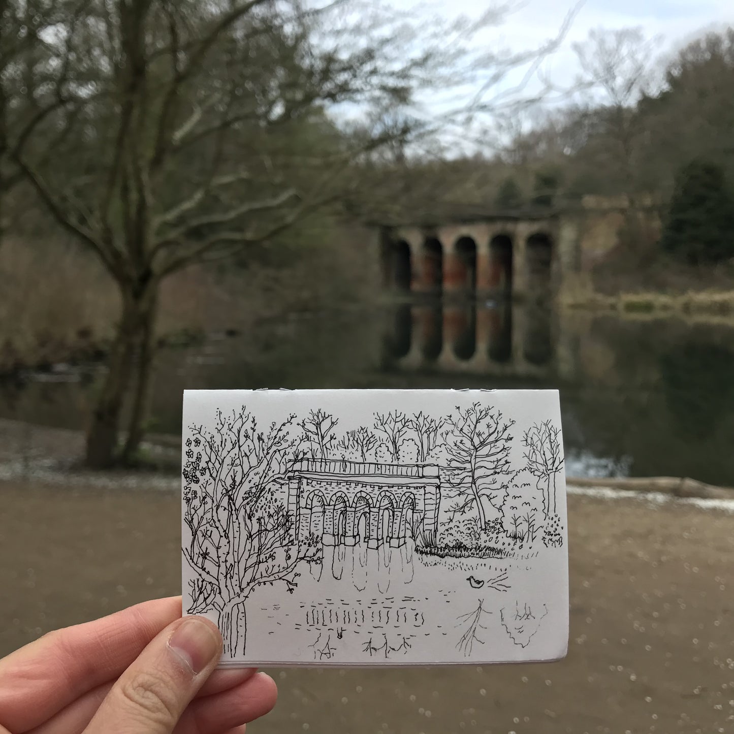 Hampstead Heath Viaduct (7 x 11 cm)