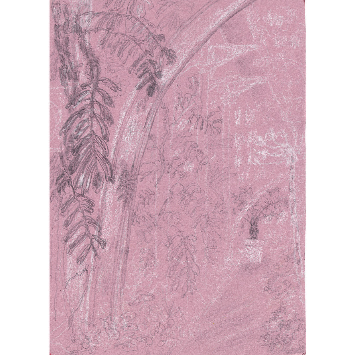 Kew Gardens in Pink 2 (21 x 15 cm)