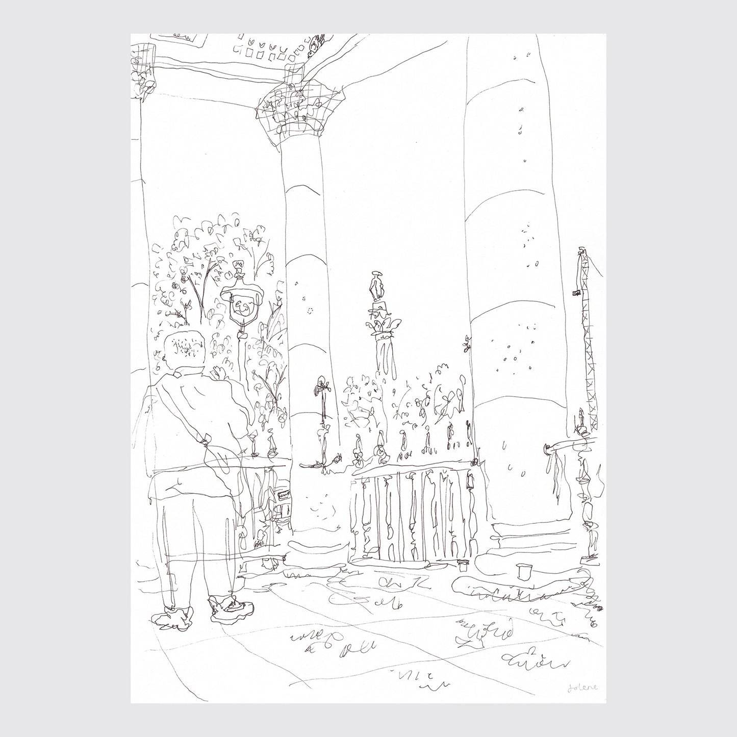 St Martin-in-the-Fields (30 x 21 cm)