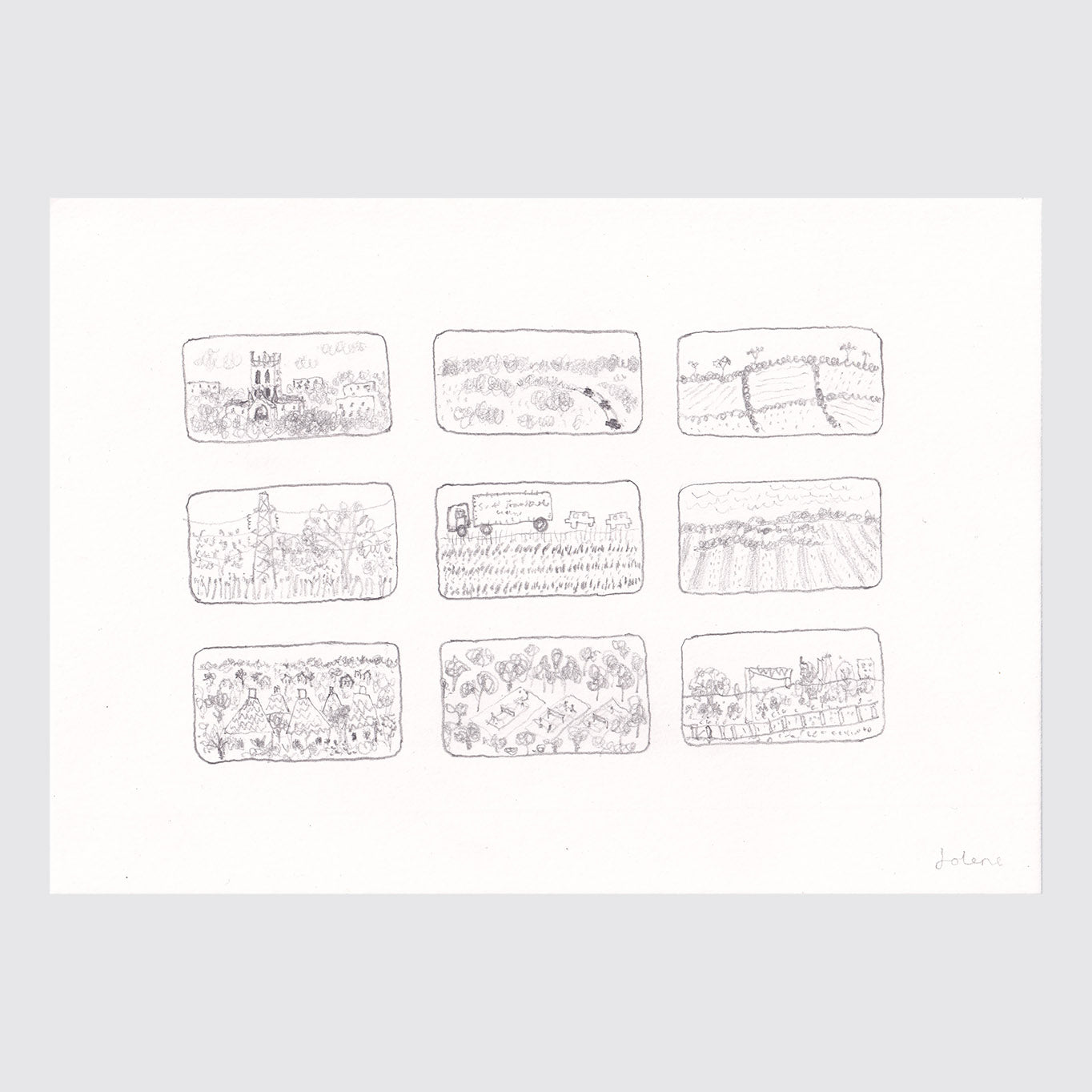 York to London (15 x 21 cm)