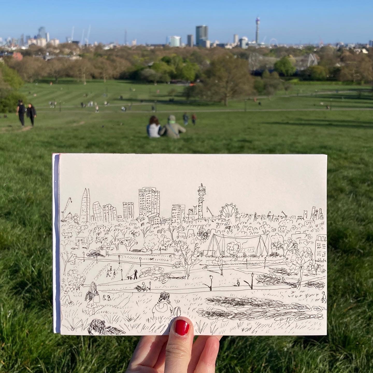 Primrose Hill Lunch (15 x 21 cm)